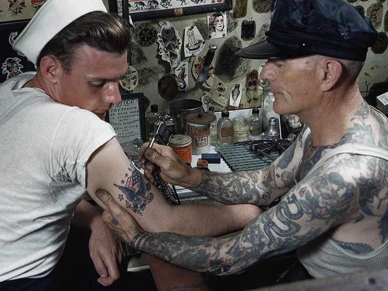 The Tattooed Sailor（刺青の水夫） Ink & Water: Sailors' Tattoos — Minnesota Marine Art Museum
